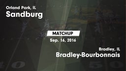 Matchup: Sandburg vs. Bradley-Bourbonnais  2016