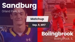 Matchup: Sandburg vs. Bolingbrook  2017