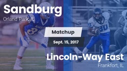 Matchup: Sandburg vs. Lincoln-Way East  2017