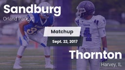 Matchup: Sandburg vs. Thornton  2017