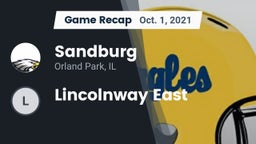 Recap: Sandburg  vs. Lincolnway East 2021