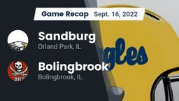 Recap: Sandburg  vs. Bolingbrook  2022