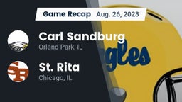 Recap: Carl Sandburg  vs. St. Rita  2023