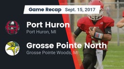 Recap: Port Huron  vs. Grosse Pointe North  2017