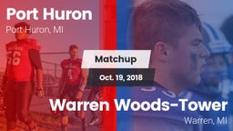 Matchup: Port Huron vs. Warren Woods-Tower  2018