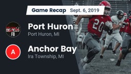 Recap: Port Huron  vs. Anchor Bay  2019