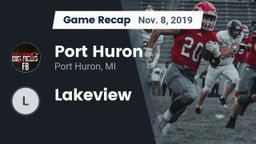Recap: Port Huron  vs. Lakeview 2019