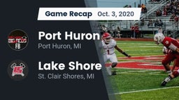 Recap: Port Huron  vs. Lake Shore  2020