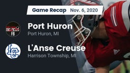 Recap: Port Huron  vs. L'Anse Creuse  2020