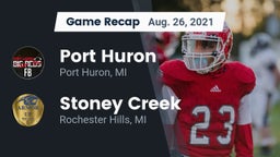 Recap: Port Huron  vs. Stoney Creek  2021