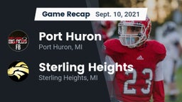 Recap: Port Huron  vs. Sterling Heights  2021