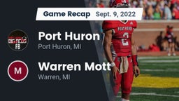 Recap: Port Huron  vs. Warren Mott  2022