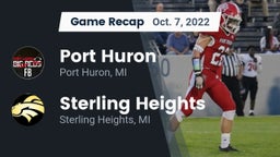 Recap: Port Huron  vs. Sterling Heights  2022
