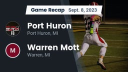 Recap: Port Huron  vs. Warren Mott  2023