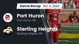 Recap: Port Huron  vs. Sterling Heights  2023