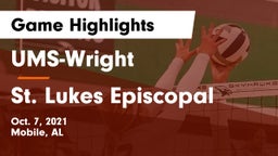 UMS-Wright  vs St. Lukes Episcopal  Game Highlights - Oct. 7, 2021