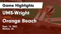 UMS-Wright  vs Orange Beach  Game Highlights - Sept. 13, 2022