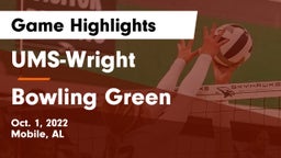 UMS-Wright  vs Bowling Green  Game Highlights - Oct. 1, 2022