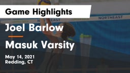 Joel Barlow  vs Masuk Varsity Game Highlights - May 14, 2021