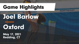 Joel Barlow  vs Oxford Game Highlights - May 17, 2021