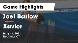 Joel Barlow  vs Xavier  Game Highlights - May 19, 2021