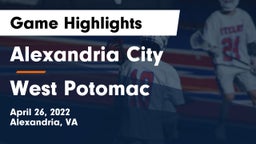 Alexandria City  vs West Potomac  Game Highlights - April 26, 2022