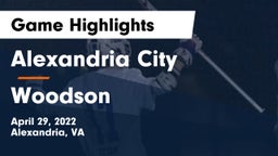 Alexandria City  vs Woodson  Game Highlights - April 29, 2022