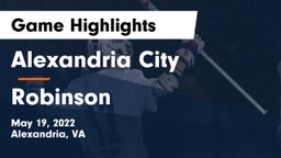 Alexandria City  vs Robinson  Game Highlights - May 19, 2022