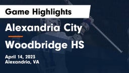 Alexandria City  vs Woodbridge HS Game Highlights - April 14, 2023