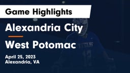 Alexandria City  vs West Potomac  Game Highlights - April 25, 2023