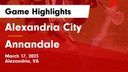 Alexandria City  vs Annandale  Game Highlights - March 17, 2023