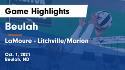 Beulah  vs LaMoure - Litchville/Marion Game Highlights - Oct. 1, 2021