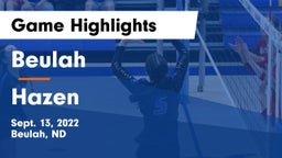Beulah  vs Hazen  Game Highlights - Sept. 13, 2022