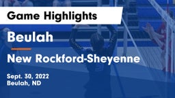 Beulah  vs New Rockford-Sheyenne  Game Highlights - Sept. 30, 2022