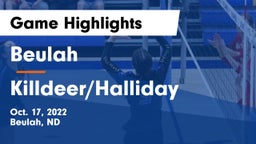 Beulah  vs Killdeer/Halliday  Game Highlights - Oct. 17, 2022
