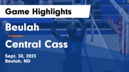 Beulah  vs Central Cass  Game Highlights - Sept. 30, 2023