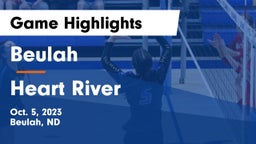 Beulah  vs Heart River  Game Highlights - Oct. 5, 2023