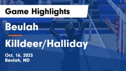 Beulah  vs Killdeer/Halliday  Game Highlights - Oct. 16, 2023