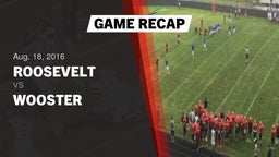 Recap: Roosevelt  vs. Wooster  2016