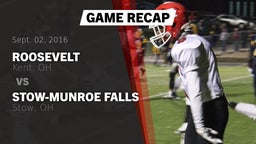 Recap: Roosevelt  vs. Stow-Munroe Falls  2016