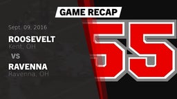 Recap: Roosevelt  vs. Ravenna  2016