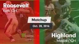Matchup: Roosevelt vs. Highland  2016