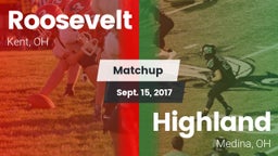 Matchup: Roosevelt vs. Highland  2017