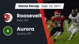 Recap: Roosevelt  vs. Aurora  2017