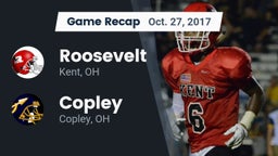 Recap: Roosevelt  vs. Copley  2017