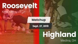 Matchup: Roosevelt vs. Highland  2019