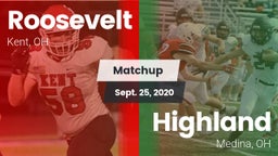 Matchup: Roosevelt vs. Highland  2020