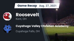 Recap: Roosevelt  vs. Cuyahoga Valley Christian Academy  2021
