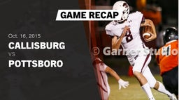 Recap: Callisburg  vs. Pottsboro 2015