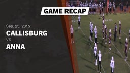 Recap: Callisburg  vs. Anna 2015